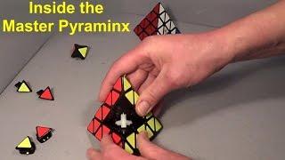 Flat Master Pyraminx puzzles disassembly, assembly & comparisons (AKA 4 layer Pyraminx)