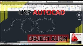 Object Align LISP AutoCAD