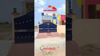 1050sqft land 900sqft building West facing 2 BHK individual house for sale Chennai veppampattu
