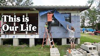Beat the Sun, But Not the Rain - Siding Prep