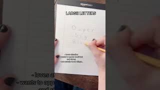 Handwriting Personality Test  w OnlyJayus - #Shorts