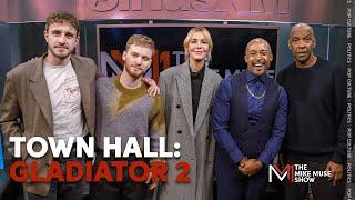 Gladiator 2 Town Hall: Denzel Washington, Connie Nielsen, Paul Mescal, Fred Hechinger & Mike Muse