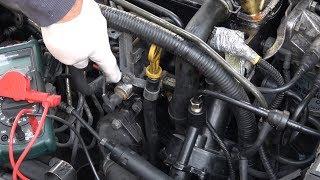 Coolant temperature sensor checking WITHOUT REMOVING IT