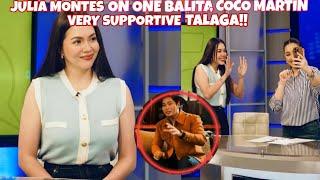 JULIA MONTES ON ONE BALOTA PH! COCO MARTIN VERY SUPPORTIVE TALAGA!