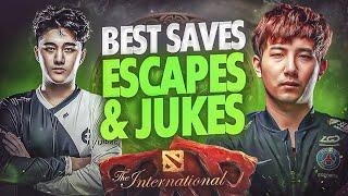 BEST Saves, Escapes & Jukes of TI10 The International 10 - Dota 2