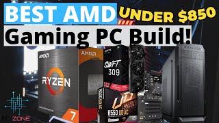 The Best AMD Gaming PC Build Under $850 In 2024! Ryzen 7 5700X + RX 6700 XT