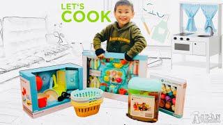 Let’s Cook W/ Aidan | Covid Lockdown Kids Activities @ Home | kids Fun Play | Kitchen PlaySet Toys