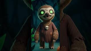 Spooky Halloween Wild Animal Sounds Song | Learn Wild Animals Names for Kids