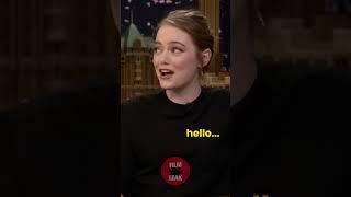Emma Stone's Face When Talking About Leonardo DiCaprio Is Genuine!!!