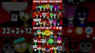NEW!  ALL SIMON TREATMENT ? VS NEW OC TREATMENT ? #incredibox #sprunkimod #sprunkisong