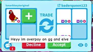 WHAT PEOPLE TRADE FOR A *RIDE ONLY* PARROT? (LATEST OFFERS NOV, 2024) ADOPT ME TRADING #adoptme