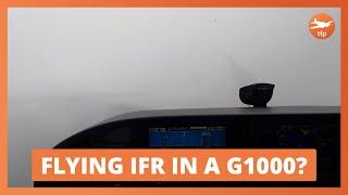 CFII FLYING actual IFR -  LNAV APPROACH in a G1000 equipped airplane - Learn Tips and Tricks for IFR