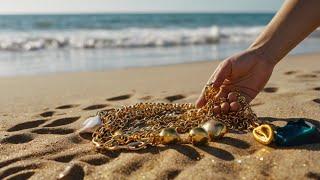 Treasure Hunt on the Beach: Cleaning Up with a Plum & Surprising Finds