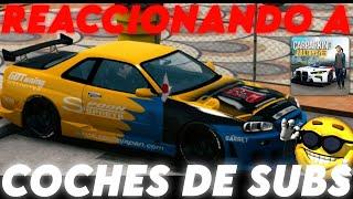 REACCIONANDO A LOS COCHES DE MIS SUBS  | CARPARKING MULTIPLAYER | TACO PADRE