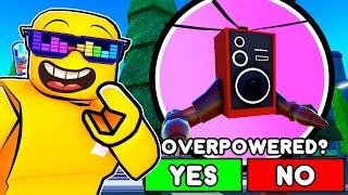 How OVERPOWERED Is The SPEAKER REPAIR DRONE In TOILET TOWER DEFENSE