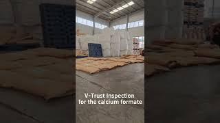 V trust inspection of calcium formate  in construction use #construction #chemicalfactory