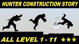 Vector Full - Hunter Mode Construction Yard Story All Level 1 - 11 HD (All 3 Stars)