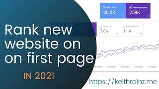 How to rank a new website on Google in 2021