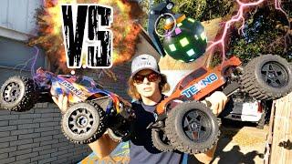 Traxxas Maxx V2 VS Tekno MT 410