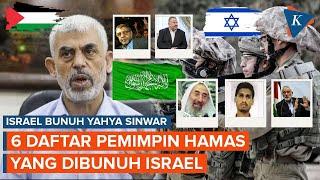 Daftar Pemimpin Hamas yang Dibunuh Israel, Terbaru Yahya Sinwar