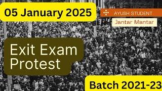 NEXT Exam Exit Exam Protest for AYUSH | Students Demand Justice #ayush #Exittest #nextexam #draniket