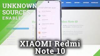 How to Install Apps From Unknown Sources on XIAOMI Redmi Note 10 – Allow Unknown Sources