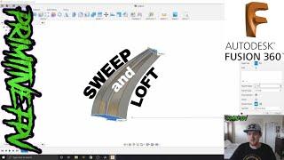 Sweep and Loft - Fusion 360 Tutorial