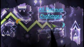 All Platinum Cabbage Community Wave Challenges Complete! | Geometry Dash