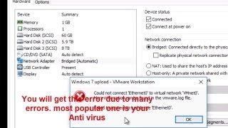 [Tutorial] How to fix vmware bridging doesnt work error vmnet 0