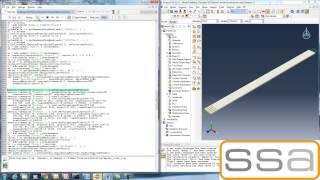 Model generation using Python Script in Abaqus/CAE