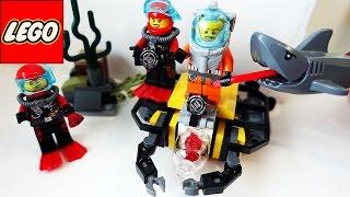 LEGO Shark LEGO. LEGO divers Shark attack Cartoon Shark LEGO for the kids Toys TV