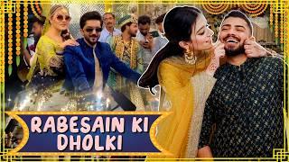 Rabeeca aur Hussain Ki Dholki ️ | Team Groom vs Team Bride Kaun Jeeta? | Zaraib | Rabesain