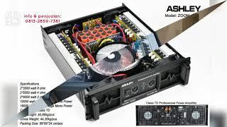 katalog ashley power amplifier badak class TD H GB untuk subwoofer low ampli lapangan balap