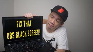 How to Fix Black Screen on OBS (Windows PC) 2024 Video Capture Device