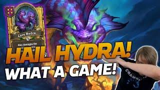 GIMME ALL THE HYDRAS! HAIL HYDRA! | Hearthstone Battlegrounds | Savjz