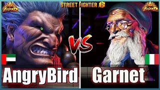 Street Fighter 6 AngryBird (AKUMA)  Vs  Garnet (DHALSIM) Best Room MatchFightingGameWorldX