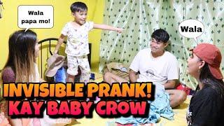 INVISIBLE SI MISTER PRANK ON MY BABY ANDRAKE!(IYAK)