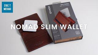 NOMAD - Slim Wallet Tile Edition Review | The Minimalist Wallet