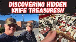 Discovering Hidden Knife Treasures at the Indoor Flea Market!