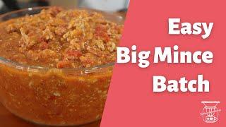 Easy Big Mince Batch is so easy and never burnt in the Thermomix