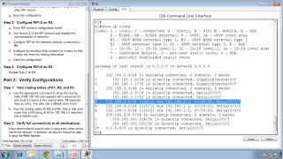 Packet Tracer 7.3.1.8 - Configuring RIPv2 Instructions - CCNA 2 - Chapter 7