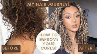 HOW TO GET YOUR CURLS BACK! | 4 Simple Tips to FIX DAMAGED CURLY HAIR | My Hair Journey!