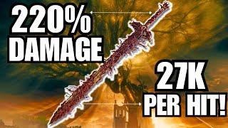 This Blasphemous Blade Build CHEESES EVERY BOSS In Elden Ring | 220% MORE DAMAGE!