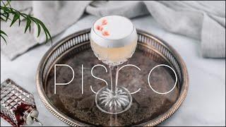 PISCO SOUR 2 WAYS - How to make a classic Pisco sour cocktail and a funky one