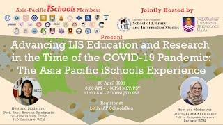 Advancing LIS Education and Research in the Time of the COVID-19 Pandemic