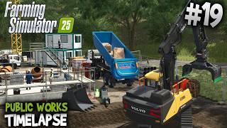 ️ Maximizing Space: Rock Walls  Volvo EC300E & Mercedes Arocs  FS25