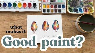 What makes watercolor paint good? Testing beginner, intermediate, and professional paints