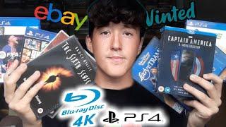 GIANT HAUL OF MOVIES & VIDEO GAMES!