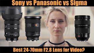 Best 24-70mm F2.8 lens for video? Sony vs Panasonic vs Sigma