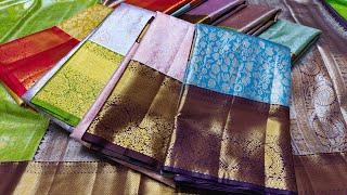 Madina Wholesale Pattu Sarees ₹99/- | Single Saree Delivery Wholesale Price Hyderabad